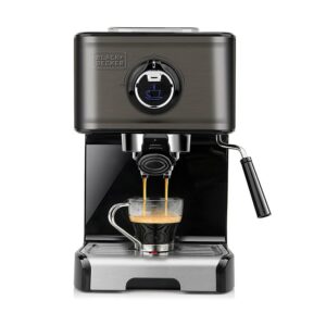 BLACK+DECKER Pusautomātisks kafijas aparāts 15bar 1200W | ES9200010B